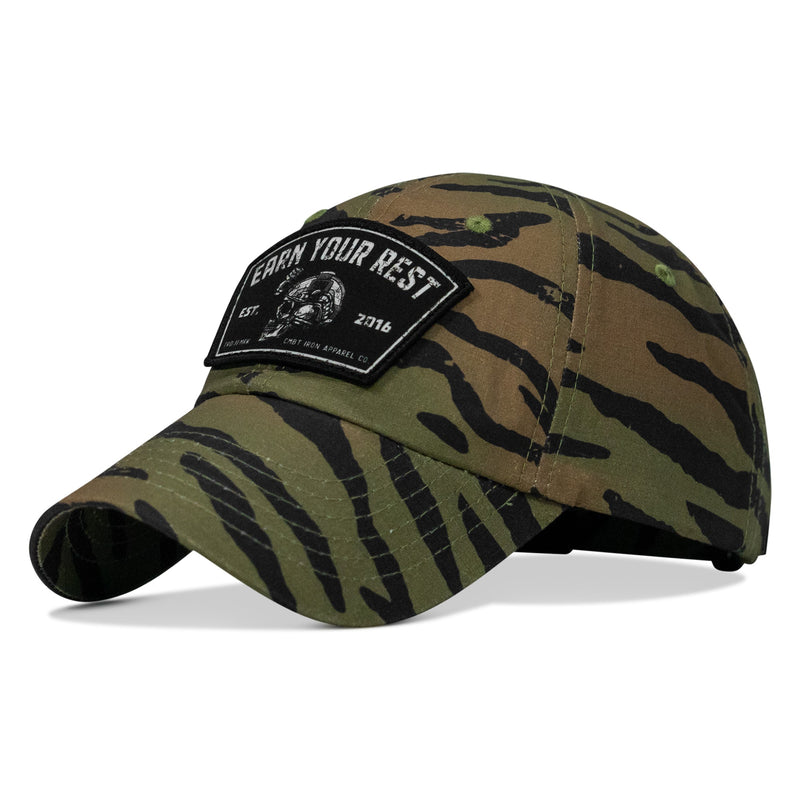 Load image into Gallery viewer, Earn Your Rest Patch Tactical Ripstop Mesh Snapback Hat
