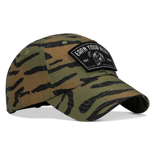Earn Your Rest Patch Tactical Ripstop Mesh Snapback Hat