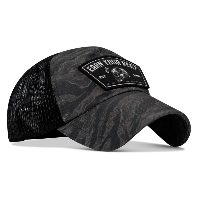 Load image into Gallery viewer, Earn Your Rest Patch Tactical Ripstop Mesh Snapback Hat
