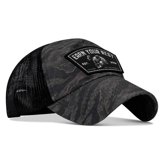Earn Your Rest Patch Tactical Ripstop Mesh Snapback Hat