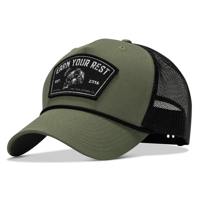 Load image into Gallery viewer, Earn Your Rest Pach Rope Snapback Hat
