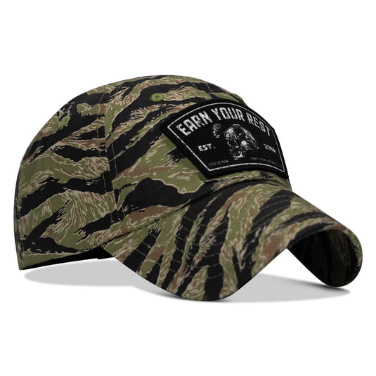 Earn Your Rest Patch Tactical Ripstop Mesh Snapback Hat