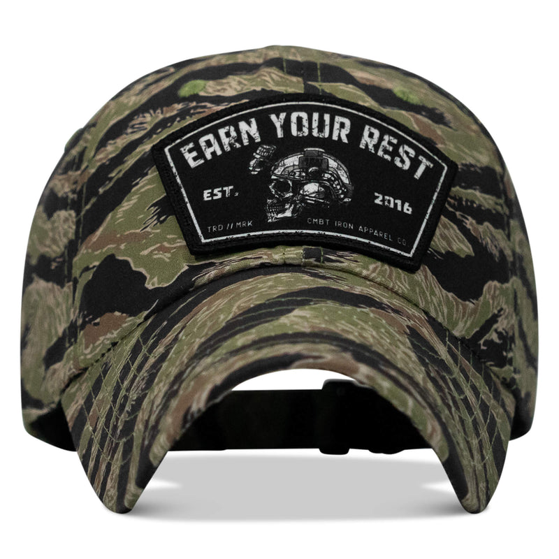 Load image into Gallery viewer, Earn Your Rest Patch Tactical Ripstop Mesh Snapback Hat
