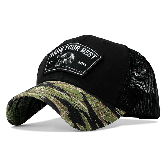 Earn Your Rest Patch Original Ripstop Snapback Hat