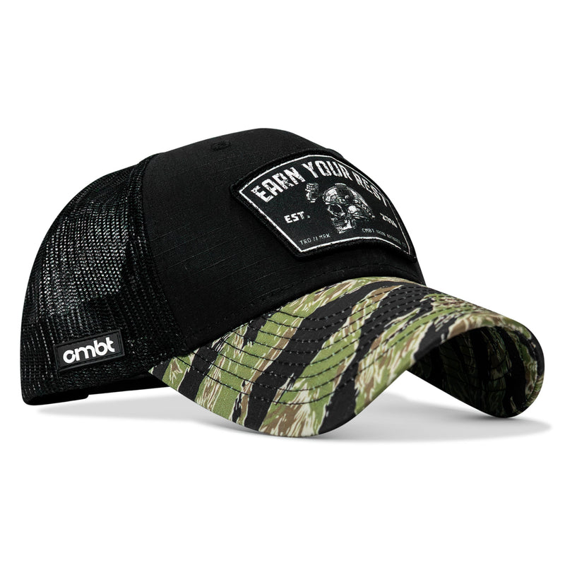 Load image into Gallery viewer, Earn Your Rest Patch Original Ripstop Snapback Hat
