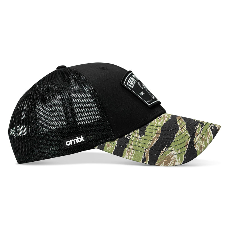Load image into Gallery viewer, Earn Your Rest Patch Original Ripstop Snapback Hat
