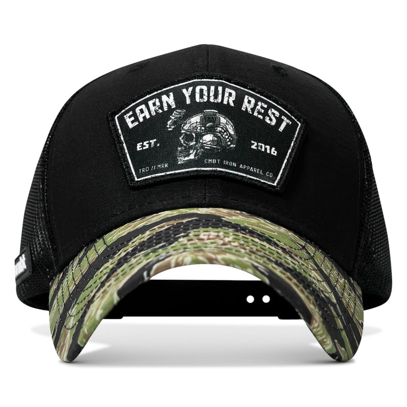 Load image into Gallery viewer, Earn Your Rest Patch Original Ripstop Snapback Hat
