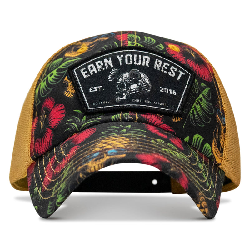 Load image into Gallery viewer, Earn Your Rest Patch Tactical Ripstop Mesh Snapback Hat
