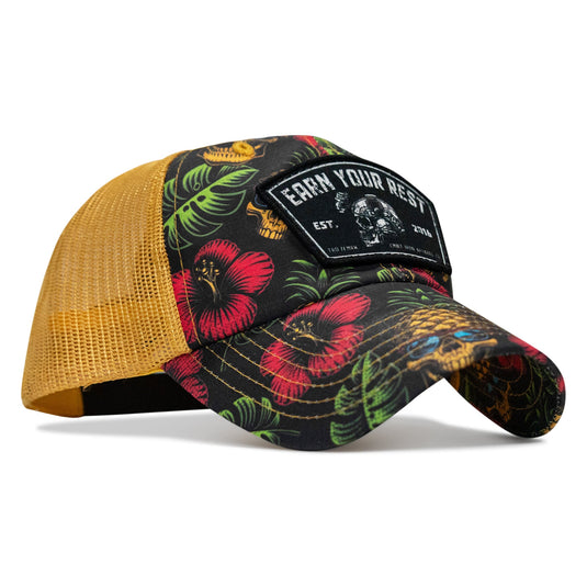 Earn Your Rest Patch Tactical Ripstop Mesh Snapback Hat