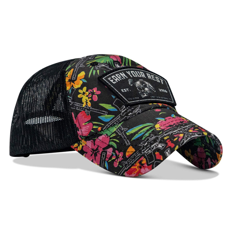 Load image into Gallery viewer, Earn Your Rest Patch Tactical Ripstop Mesh Snapback Hat
