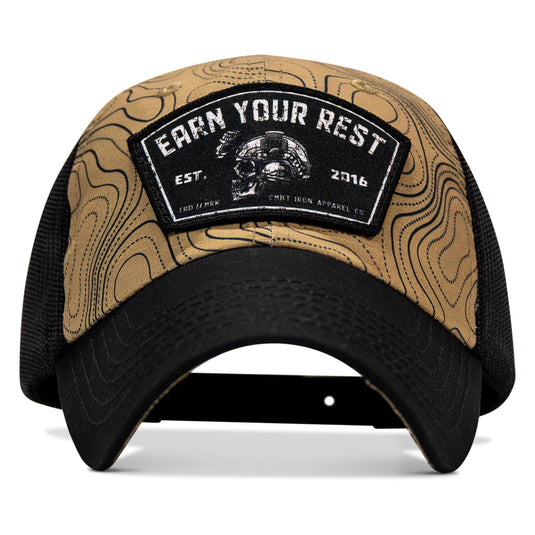 Earn Your Rest Patch Tactical Ripstop Mesh Snapback Hat