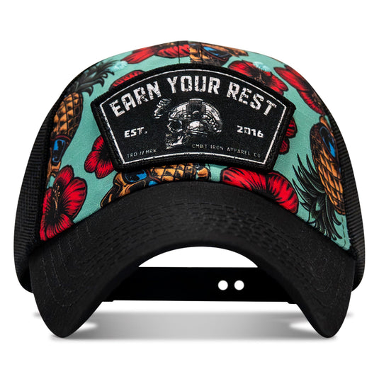 Earn Your Rest Patch Tactical Ripstop Mesh Snapback Hat