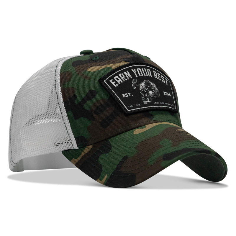 Load image into Gallery viewer, Earn Your Rest Patch Snapback Hat
