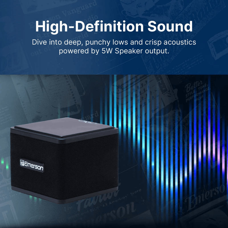 Load image into Gallery viewer, Emerson 1-Pair Instant Connect Sound Blox Wireless Magnetic Stackable Speakers
