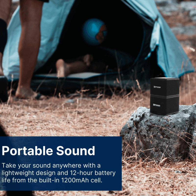 Load image into Gallery viewer, Emerson 1-Pair Instant Connect Sound Blox Wireless Magnetic Stackable Speakers
