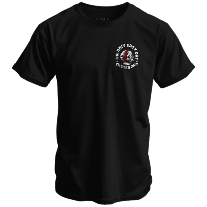 Load image into Gallery viewer, Only Easy Day Was Yesterday Skull Men's T-Shirt
