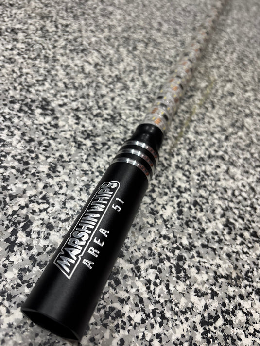 Marshin Whips Area 51 LED Whips: Carbon Fiber & Hidden Cables