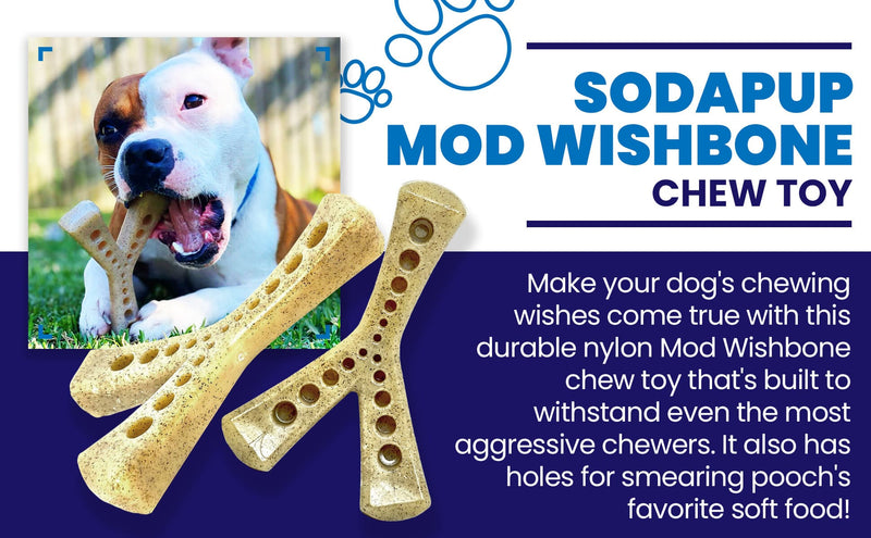 Load image into Gallery viewer, MOD Wishbone Nylon Dog Chew Toy for Aggressive Chewers | USA Made
