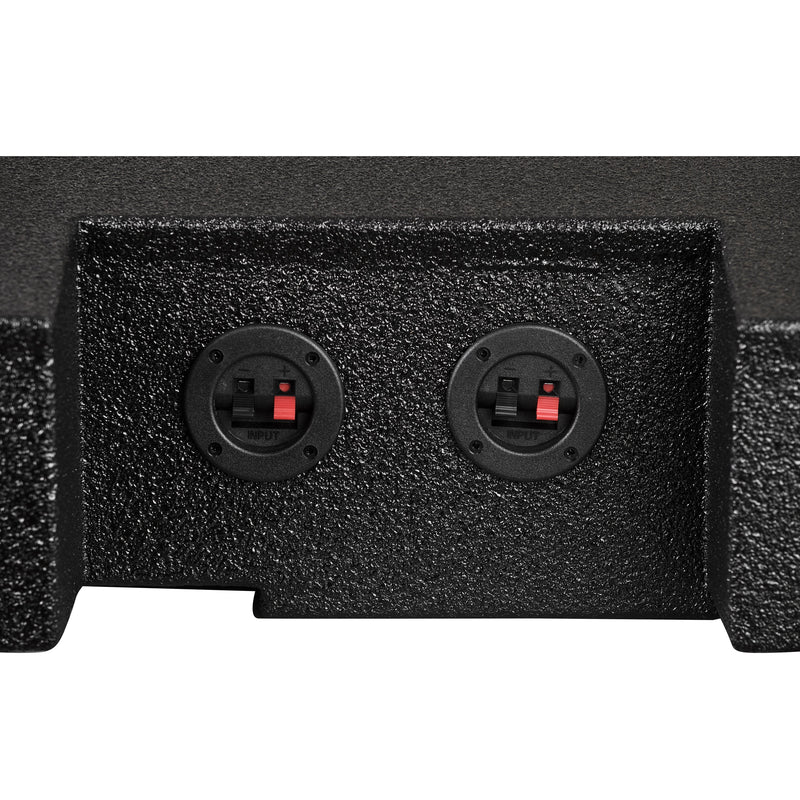 Load image into Gallery viewer, 2019-2024 Chevy Silverado and GMC Sierra Loaded Dual 10&quot; Subwoofer Enclosure System

