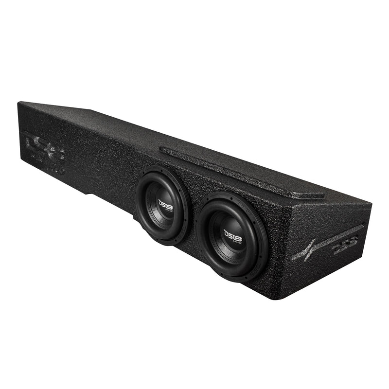 Load image into Gallery viewer, Loaded 2 x 8&quot; Subwoofer Enclosure for Chevy/GMC Crew Cabs (2007-2024) and Ford F-150/Super Duty Crew Cabs (2009-2024)
