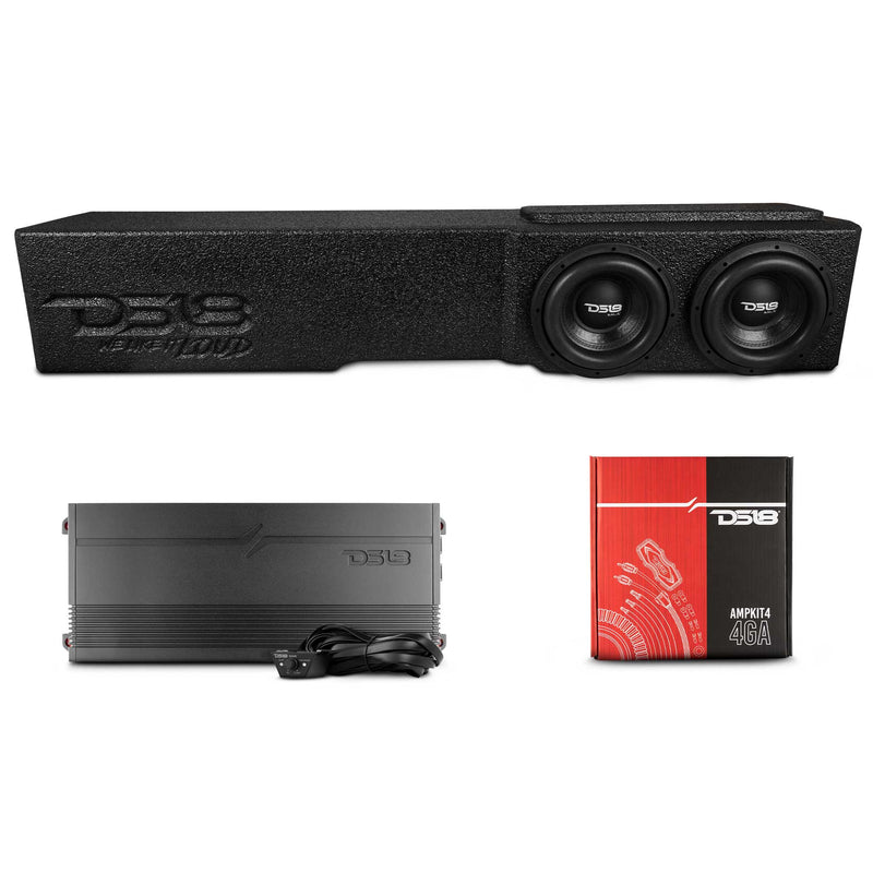 Load image into Gallery viewer, Loaded 2 x 8&quot; Subwoofer Enclosure for Chevy/GMC Crew Cabs (2007-2024) and Ford F-150/Super Duty Crew Cabs (2009-2024)
