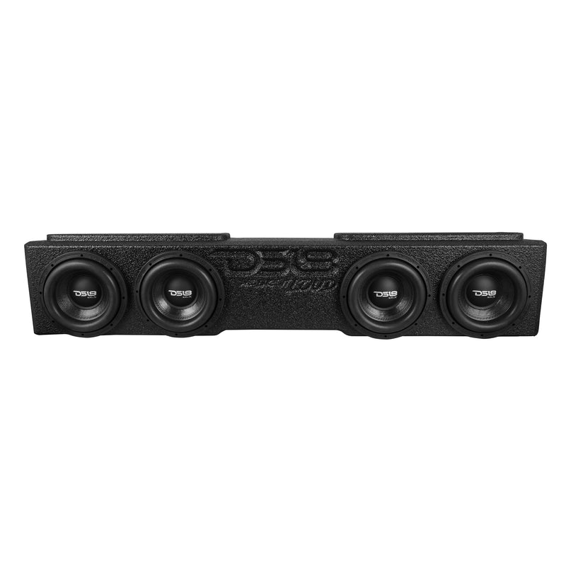 Load image into Gallery viewer, Loaded 4 x 8&quot; Subwoofer Enclosure for Chevy/GMC Crew Cabs (2007-2024) and Ford F-150/Super Duty Crew Cabs (2009-2024)
