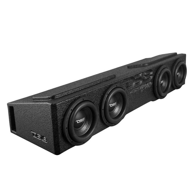 Load image into Gallery viewer, Loaded 4 x 8&quot; Subwoofer Enclosure for Chevy/GMC Crew Cabs (2007-2024) and Ford F-150/Super Duty Crew Cabs (2009-2024)
