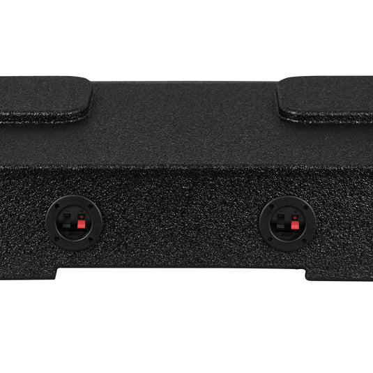 Loaded 4 x 8" Subwoofer Enclosure for Chevy/GMC Crew Cabs (2007-2026) and Ford F-150/Super Duty Crew Cabs (2009-2026)