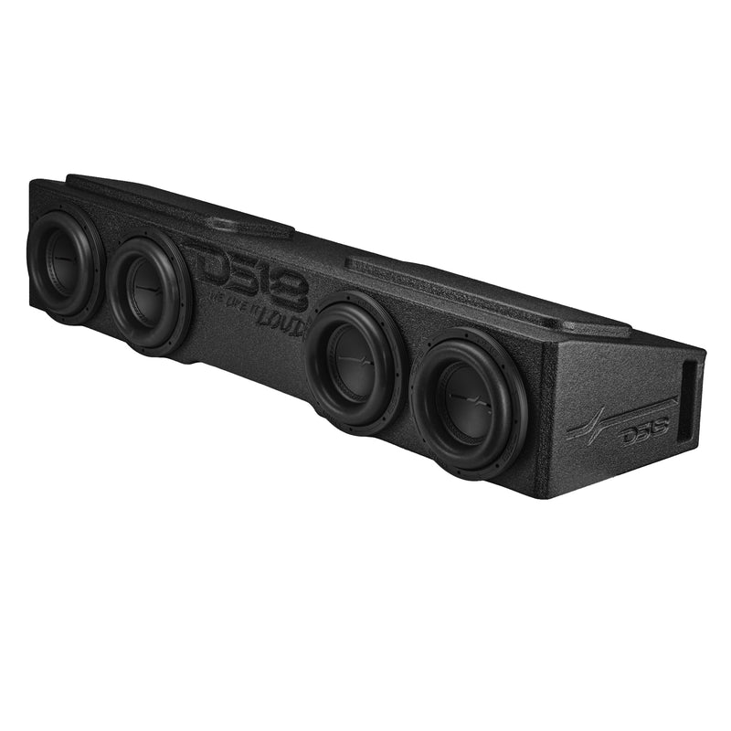 Load image into Gallery viewer, Loaded 4 x 8" Subwoofer Enclosure for Chevy/GMC Crew Cabs (2007-2026) and Ford F-150/Super Duty Crew Cabs (2009-2026)
