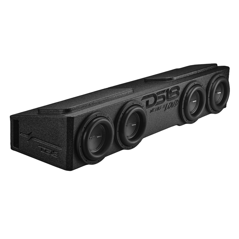 Load image into Gallery viewer, Loaded 4 x 8" Subwoofer Enclosure for Chevy/GMC Crew Cabs (2007-2026) and Ford F-150/Super Duty Crew Cabs (2009-2026)
