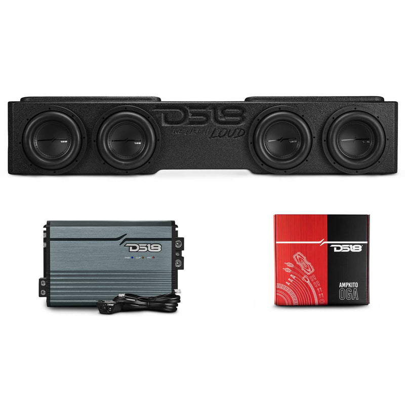 Load image into Gallery viewer, Loaded 4 x 8" Subwoofer Enclosure for Chevy/GMC Crew Cabs (2007-2026) and Ford F-150/Super Duty Crew Cabs (2009-2026)
