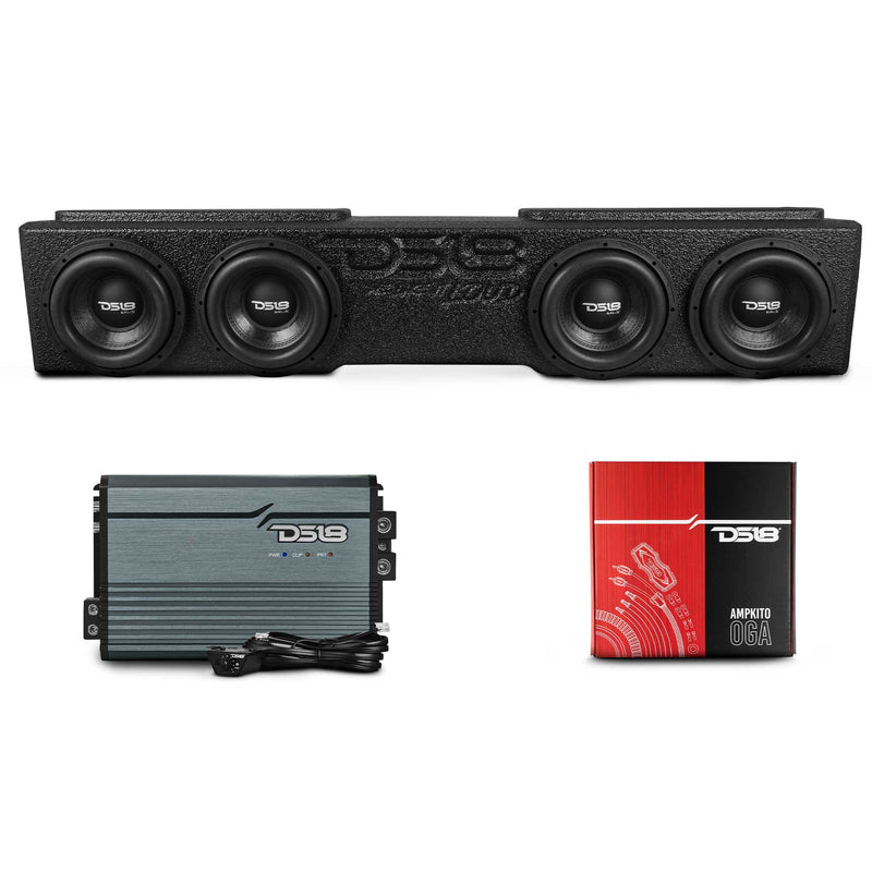Load image into Gallery viewer, Loaded 4 x 8&quot; Subwoofer Enclosure for Chevy/GMC Crew Cabs (2007-2024) and Ford F-150/Super Duty Crew Cabs (2009-2024)
