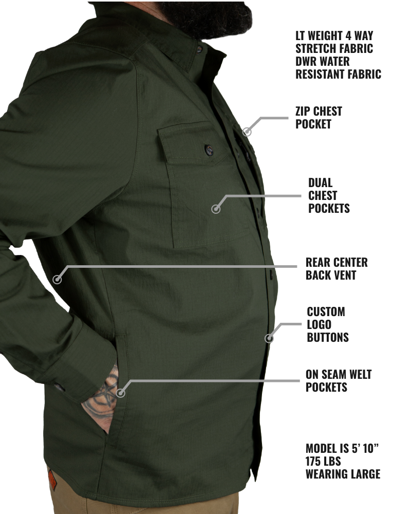 Load image into Gallery viewer, Echo Bravo LS Shirt - Army
