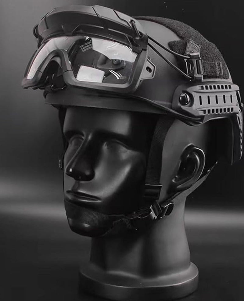 Load image into Gallery viewer, Tactical Helmet Goggles with Arc Rail Attachments

