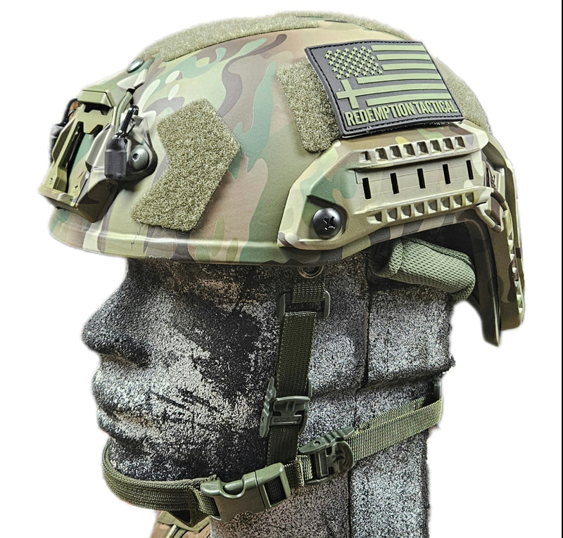 Load image into Gallery viewer, Ballistic Helmet RT2 High Cut Helmet: Tested to LEVEL IIIA (Included Arc Rails, Padding, Straps)
