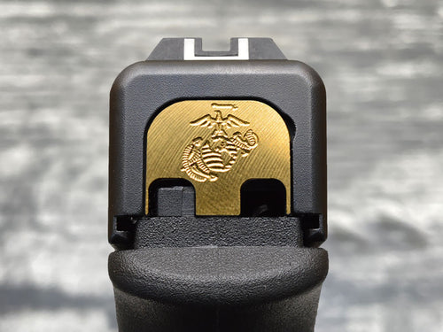 Milspin USMC Glock Slide Back Plates (Most Popular)