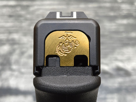 Milspin USMC Glock Slide Back Plates (Most Popular)