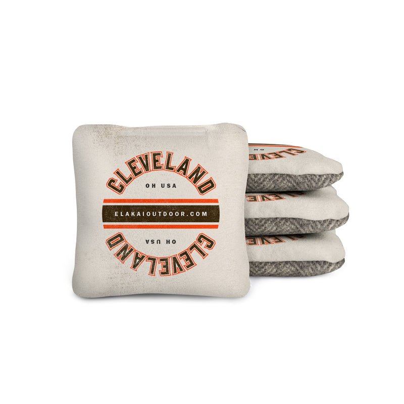 Load image into Gallery viewer, 1ft x 2ft Gameday Teams Epoxy Resin Wood Compact Travel Cornhole Board Set
