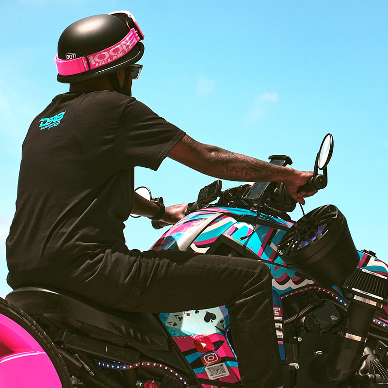 Load image into Gallery viewer, 8&quot; Loaded Flat Mount Speaker Pods with Amplifier, Installation Kit and Digital LED Lights, Package for Can-Am Spyder &amp; Ryker
