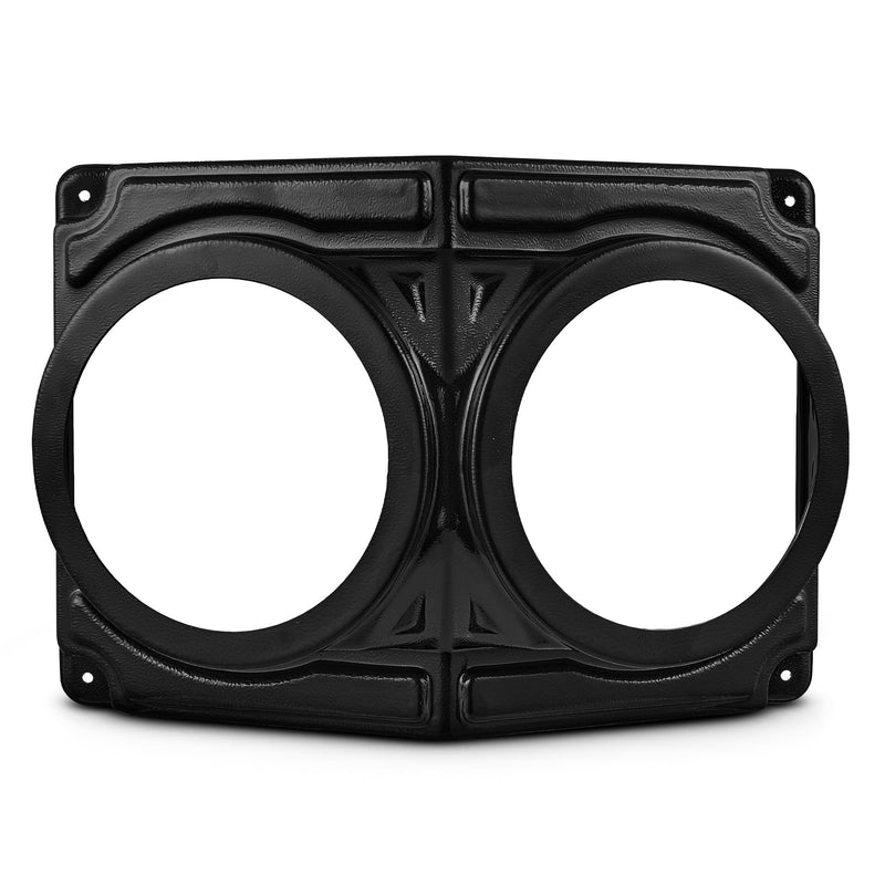 Load image into Gallery viewer, Universal Overhead Flat Mount Pod For Two 6.5” Speakers - Great for ATVs, UTVs, Golf Carts, Boats and more
