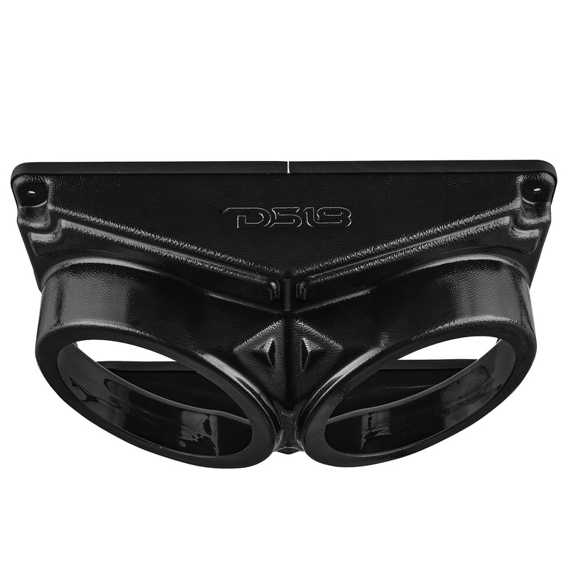 Load image into Gallery viewer, Universal Overhead Flat Mount Pod For Two 6.5” Speakers - Great for ATVs, UTVs, Golf Carts, Boats and more
