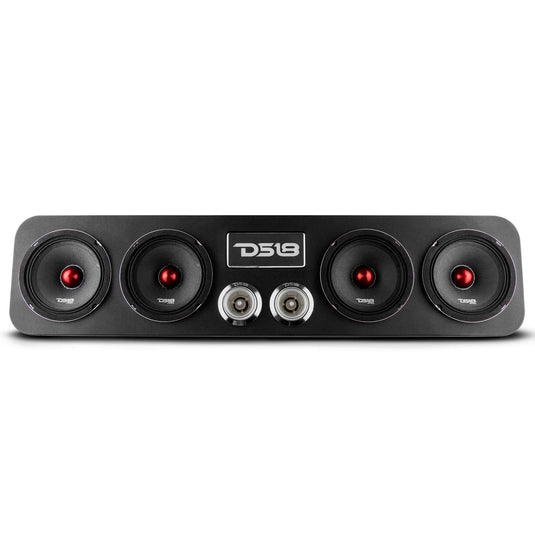 28" High Density ABS Universal Enclosure 4 x 5.25" and 2 x 2.3" Tweeters (Speakers Not Included) - Skoutley Outdoors LLC