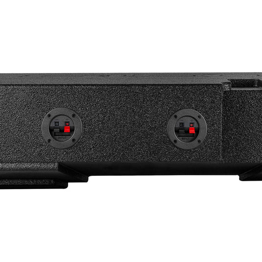 Quad 8" Ported Subwoofer Enclosure For CHEVY Silverado and GMC Sierra Crew Cab 4 Door 14-18