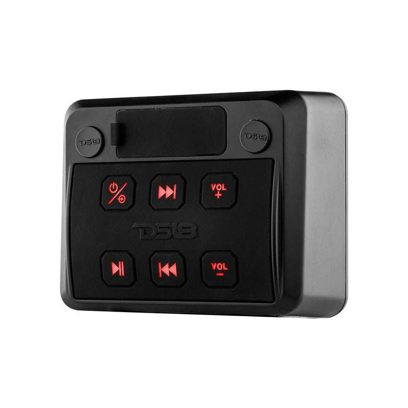 Load image into Gallery viewer, DS18 Golf Cart Package - 2 x 6.5” Marine Speakers +1 x 2 Ch Amp +1 x AMPKIT8 +1 x ENSBTRC-SQ, BLACK or WHITE. - Skoutley Outdoors LLC
