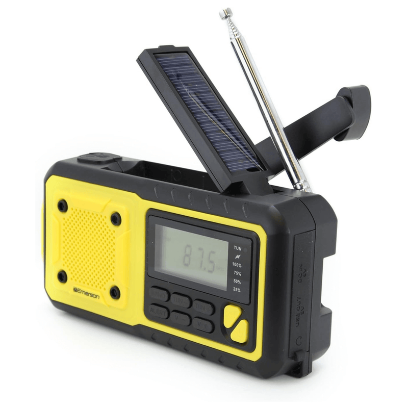 Load image into Gallery viewer, Emerson Emergency AM / FM Radio with Weather Band / Flashlight / Power Bank
