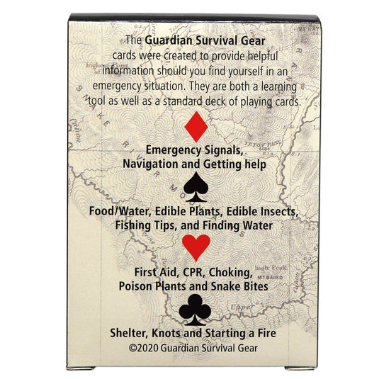 Deck of Survival Playing Cards