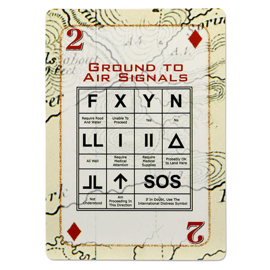 Deck of Survival Playing Cards