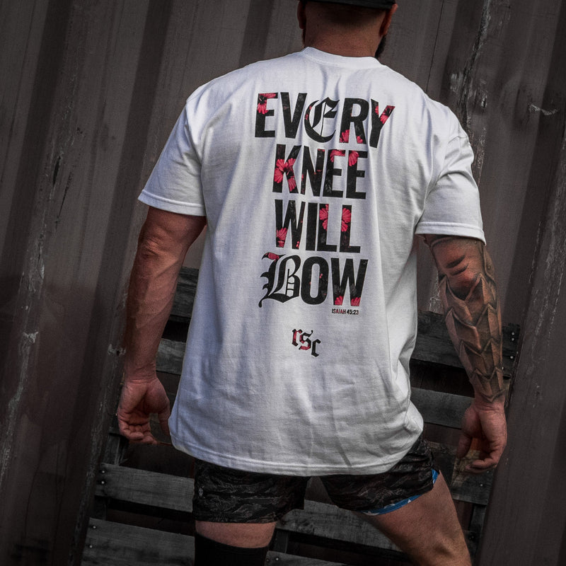 Load image into Gallery viewer, Every Knee Will Bow Men's Heavyweight T-Shirt
