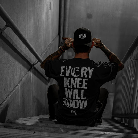 Every Knee Will Bow Men's Heavyweight T-Shirt