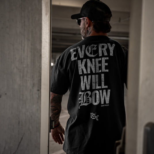 Every Knee Will Bow Men's Heavyweight T-Shirt